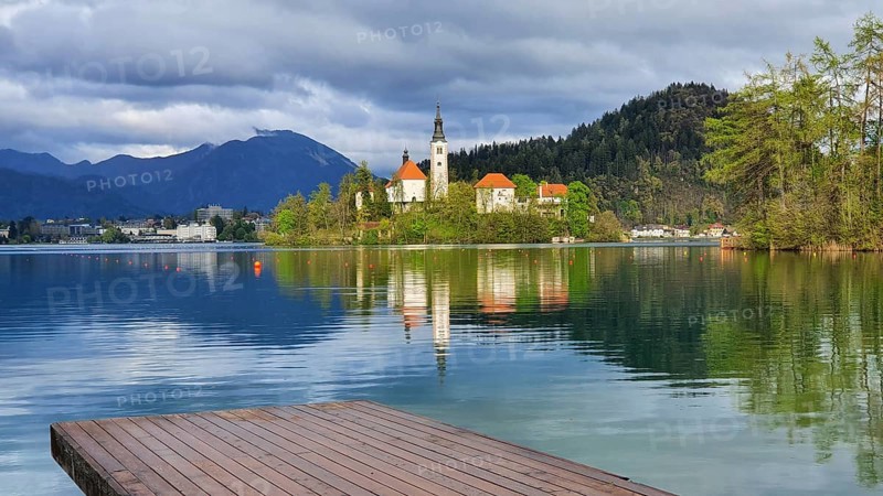 Bled Island with St. Mary's Church, Lake Bled