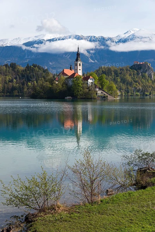 Bled Island with St. Mary's Church, Lake Bled