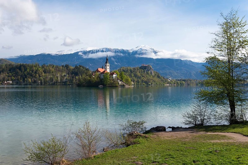 Bled Island with St. Mary's Church, Lake Bled