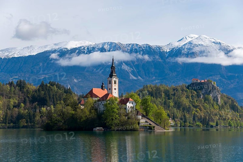 Bled Island with St. Mary's Church, Lake Bled