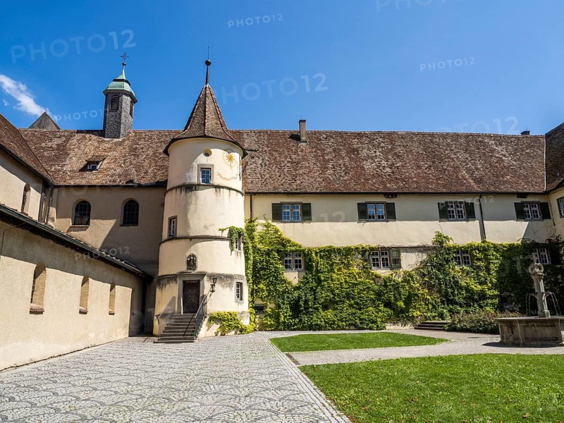 Inner courtyard of the Minster of St. Mary and St. Mark, Marienmuenster
