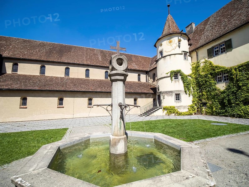 Inner courtyard of the Minster of St. Mary and St. Mark, Marienmuenster