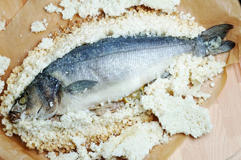 Preparation, edible fish gilt-head sea bream