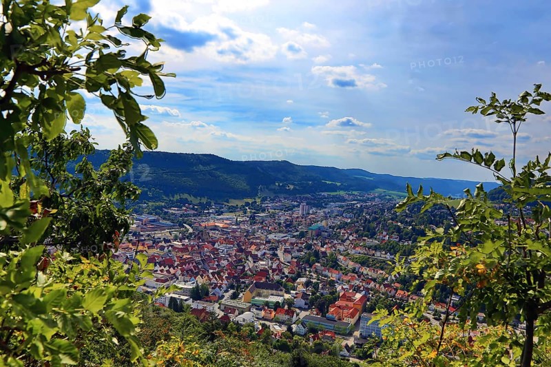 Albstadt from above. Zollernalbkreis, Tuebingen