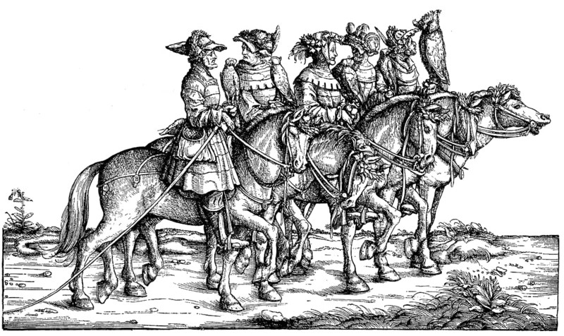 Maximilian's Triumphal Procession is a monumental work from the 16th century, digitally restored reproduction of a 19th century original