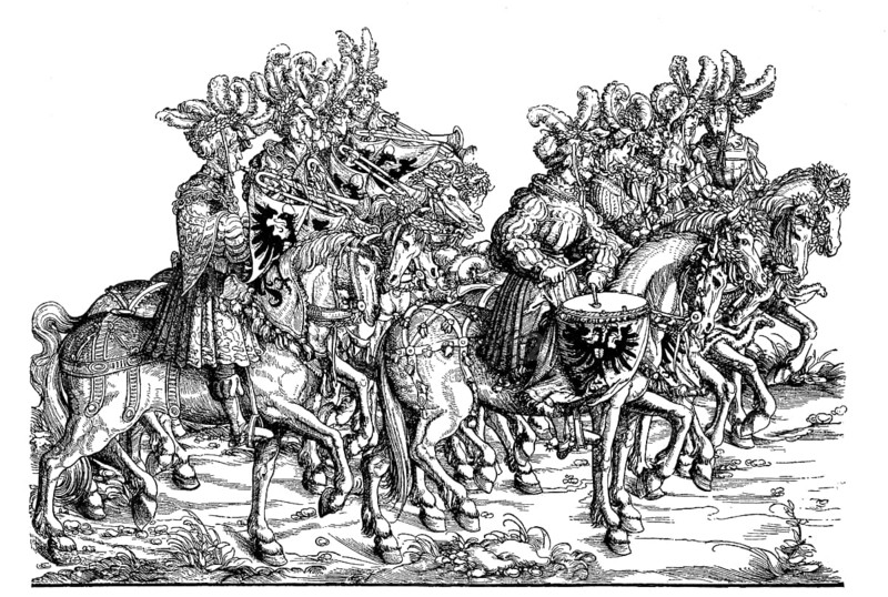Trumpeter, Group of Maximilian I's Triumphal Procession