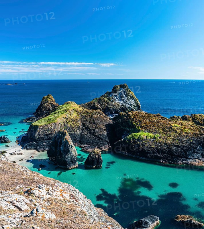 Kynance Cove and Asparagus Island, Cornwall
