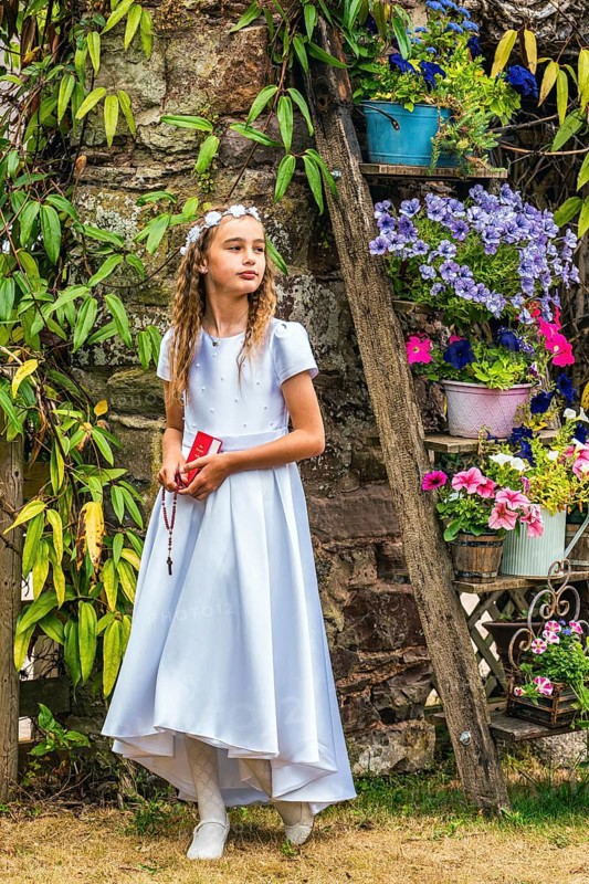First Holy Communion of Little Girl,