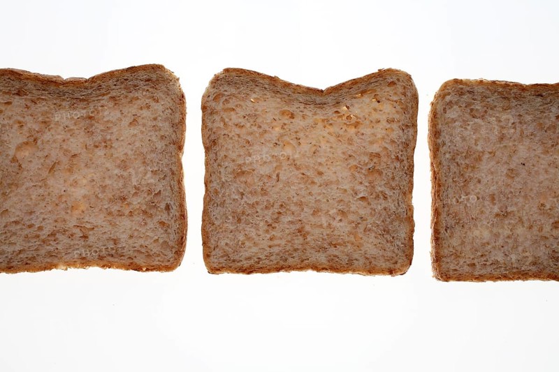 Bread, slices of wholemeal toast