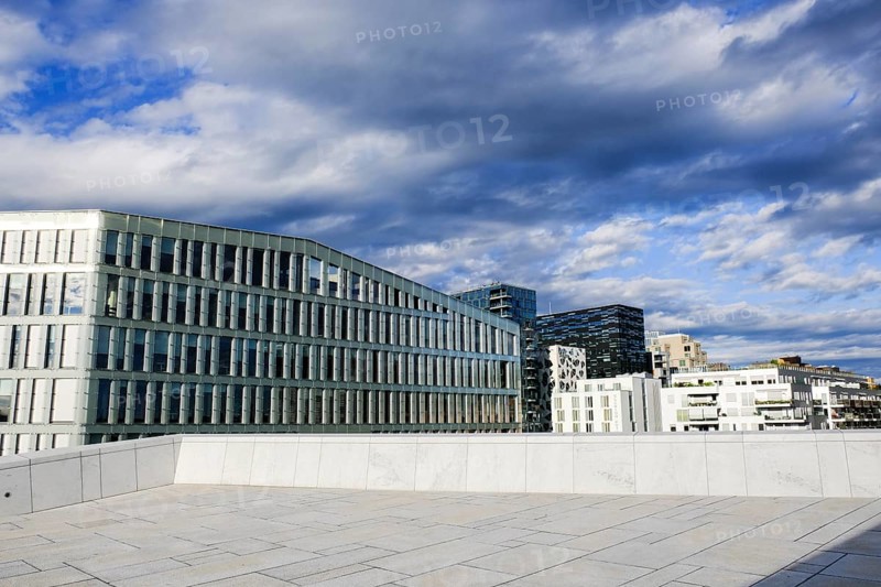 View from the roof of the Oslo Opera House, Operahuset Oslo