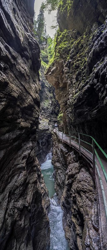 River Breitach in the Breitachklamm gorge near Oberstdorf, Oberallgaeu