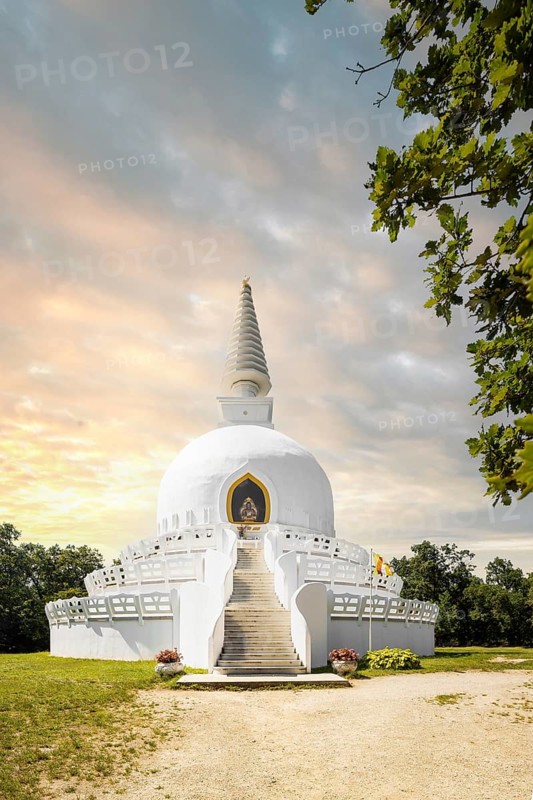 White Peace Stupa Zalaszanto, Buddhist centre