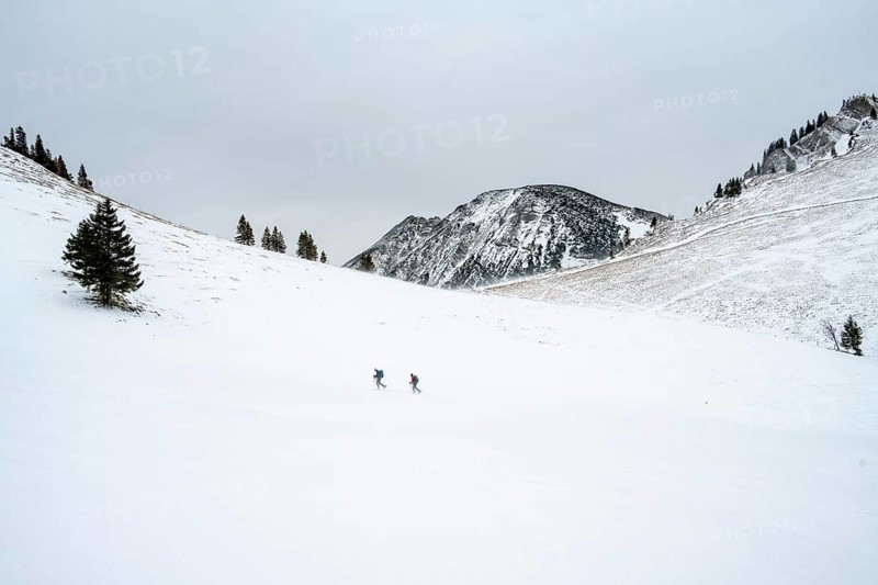 Two lonely ski tourers, Taubenstein