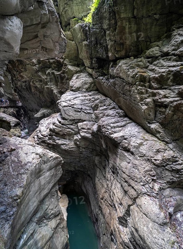 River Breitach in the Breitachklamm gorge near Oberstdorf, Oberallgaeu