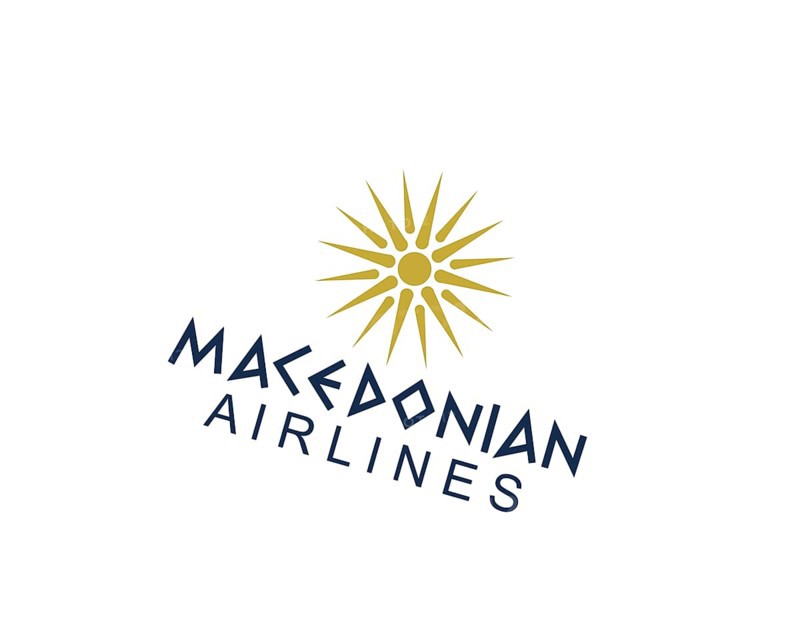 Macedonian Airline, rotated logo