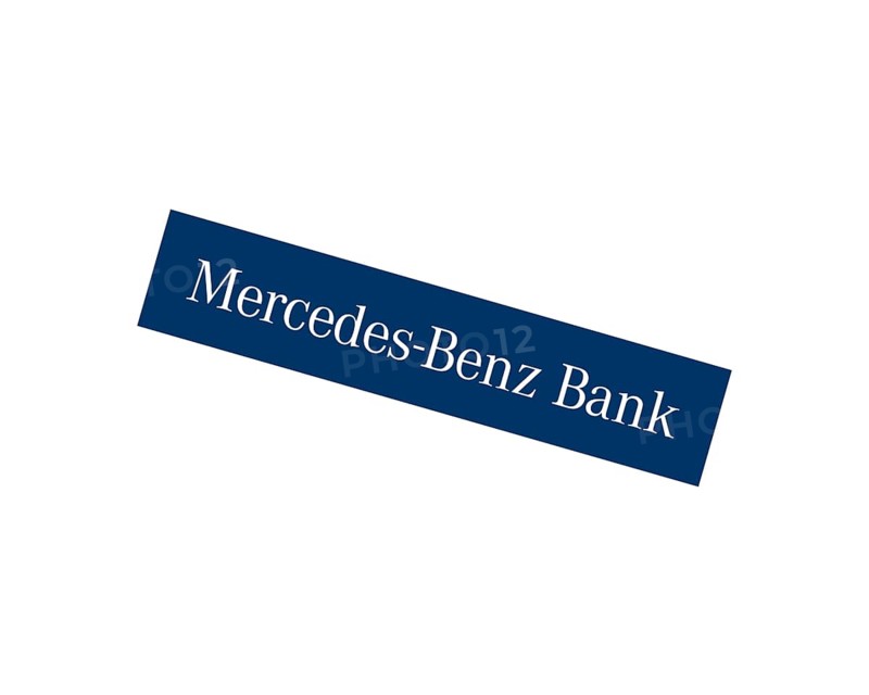 Mercedes Benz Bank, rotated logo