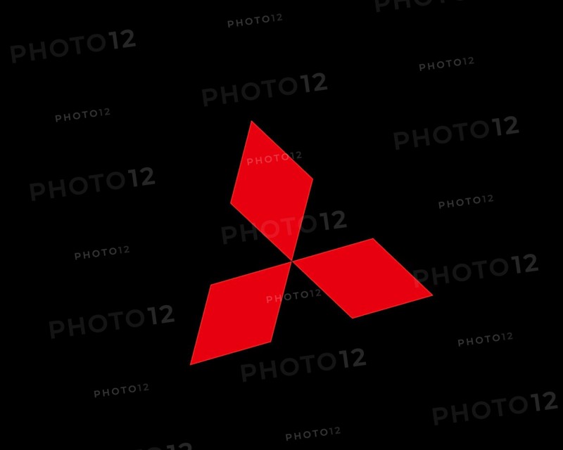 Mitsubishi, rotated logo