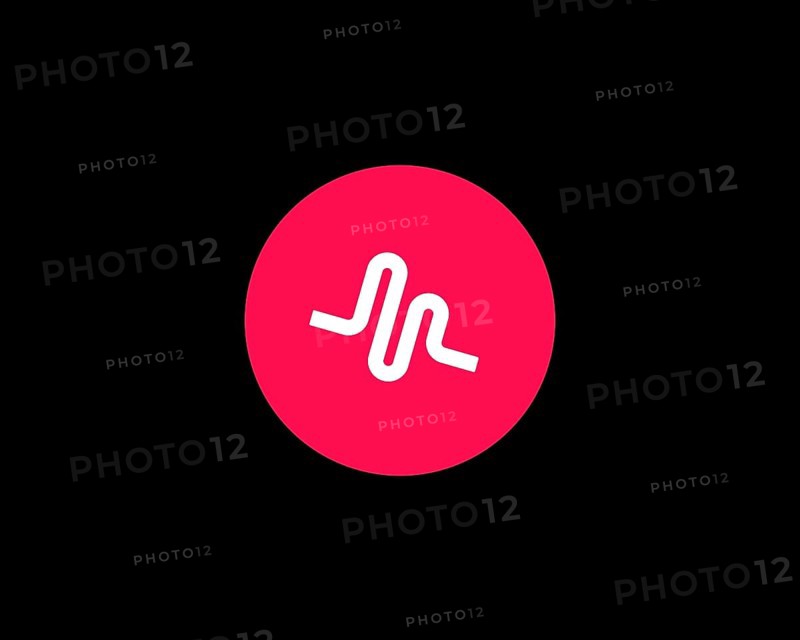 Musical. ly, rotated logo
