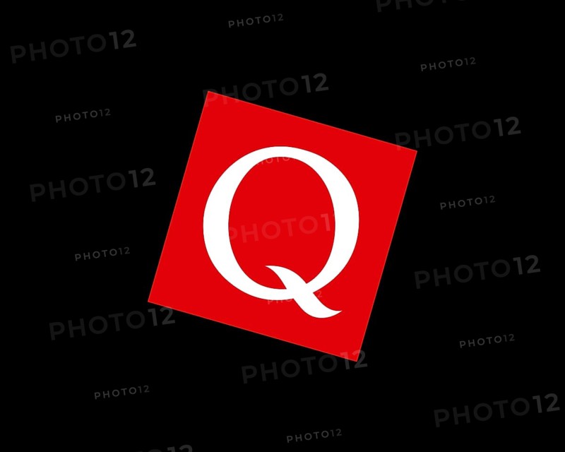 Q magazine, rotated logo