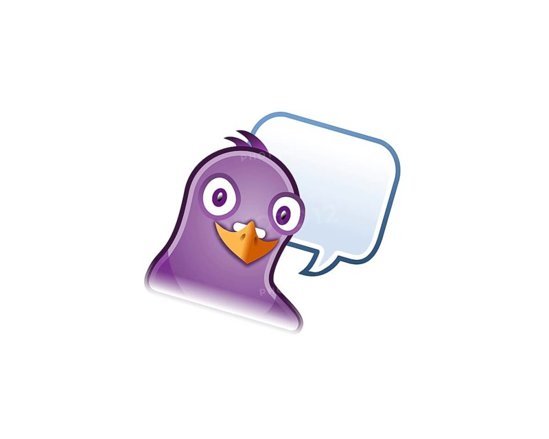Pidgin software, rotated logo