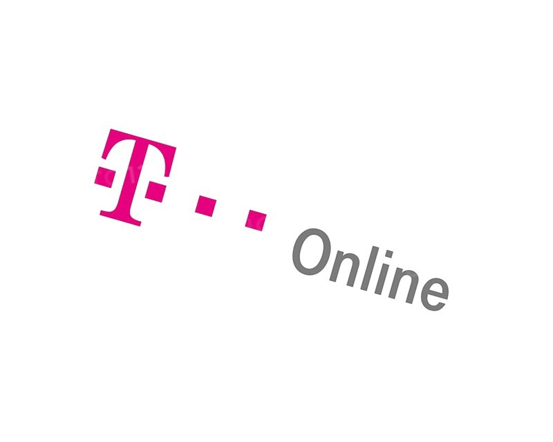 T Online, rotated logo