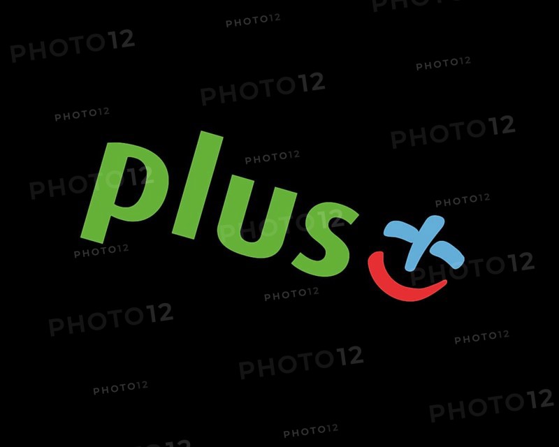 Plus telecommunications Poland, rotated logo