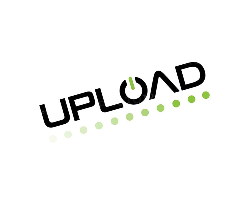 Upload company, rotated logo