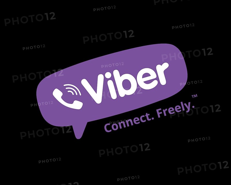 Viber, rotated logo