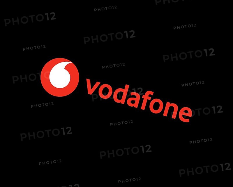 Vodafone Automotive, rotated logo