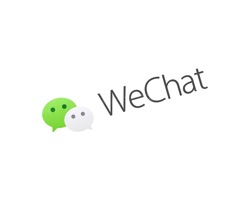 WeChat, rotated logo