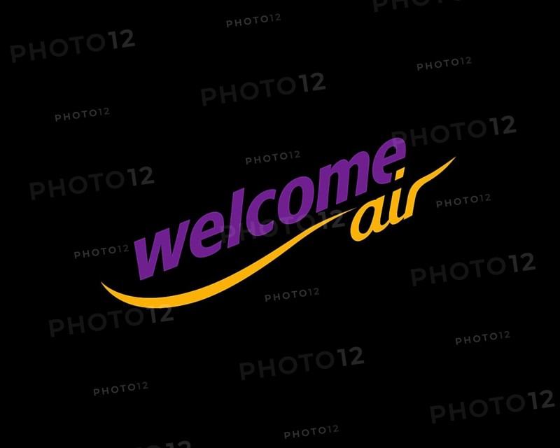 Welcome Air, rotated logo
