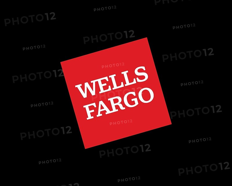 Wells Fargo, rotated logo