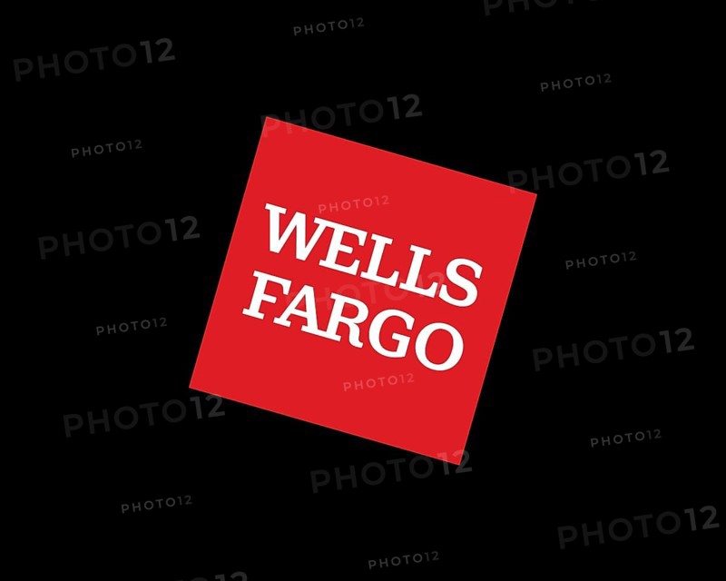 Wells Fargo, rotated logo
