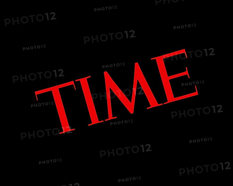 Time magazine, rotated logo