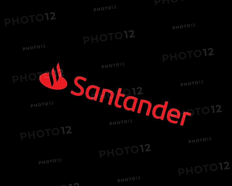 Santander Bank, rotated logo