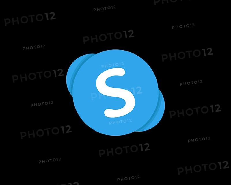Skype, rotated logo