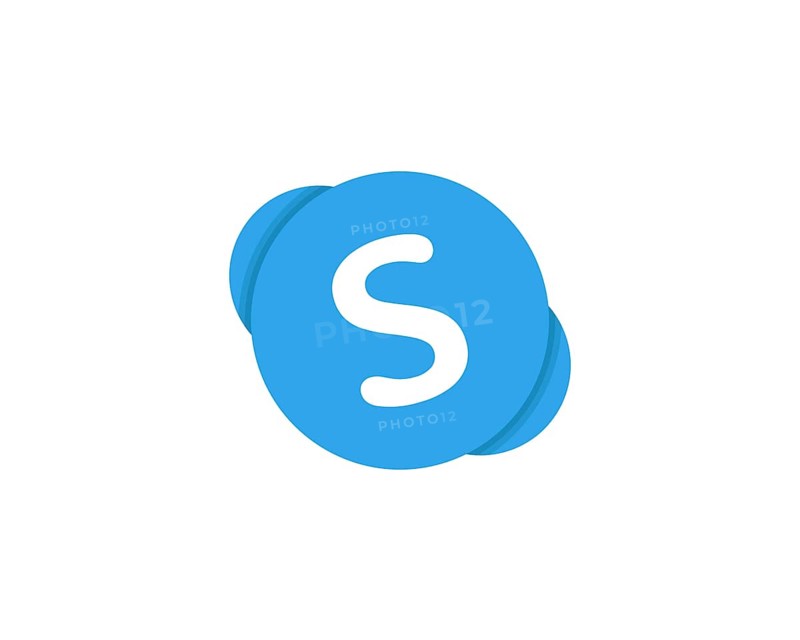 Skype, rotated logo