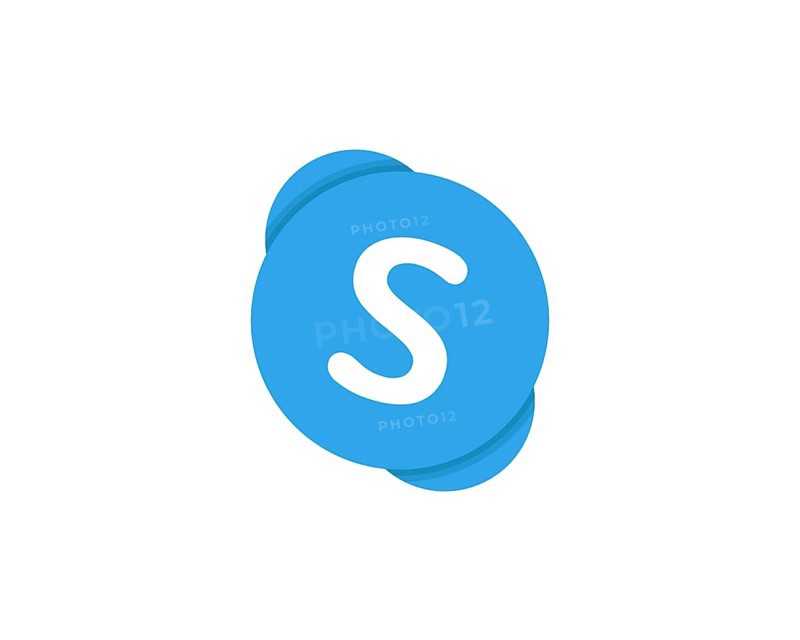 Skype, rotated logo
