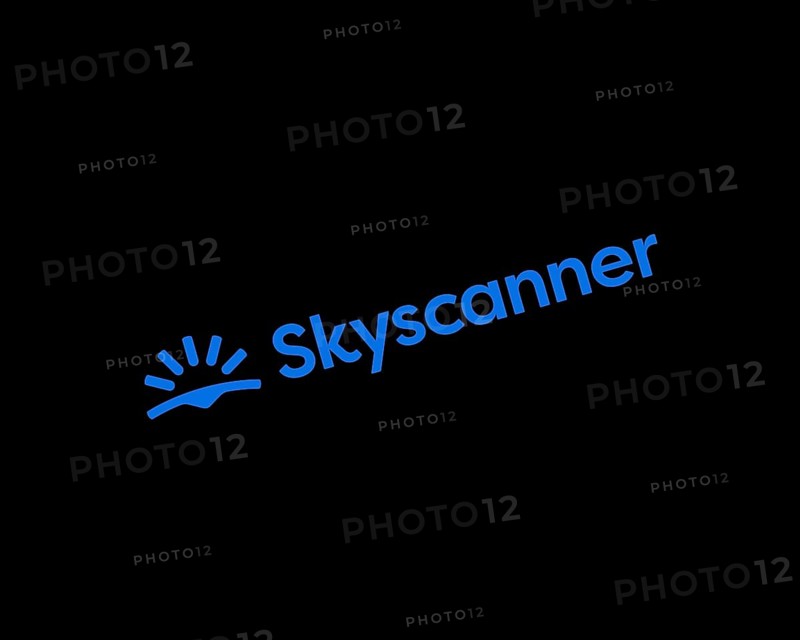Skyscanner, rotated logo