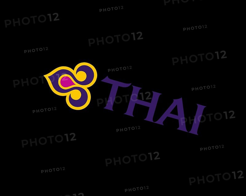Thai Airways, rotated logo
