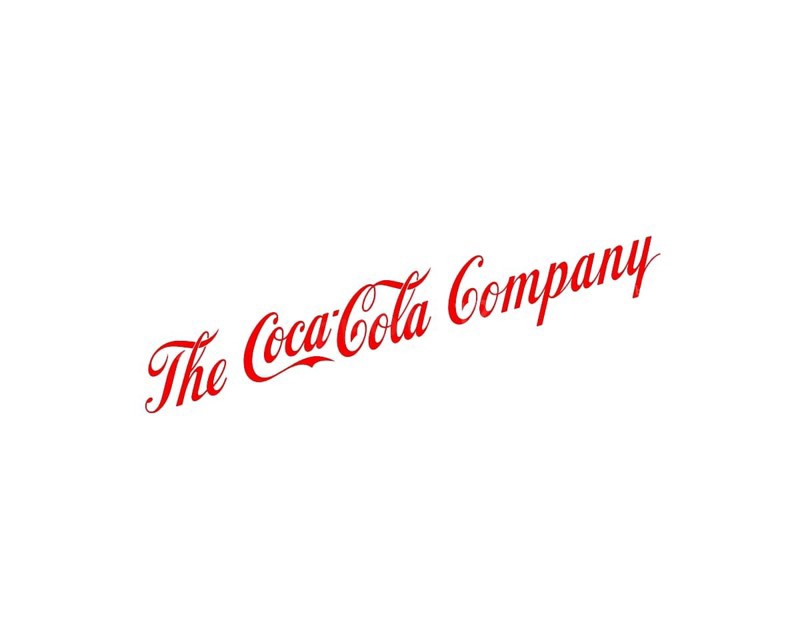 The Coca Cola Company, rotated logo