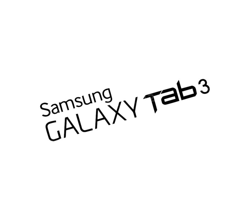 Samsung Galaxy Tab 3 10. 1, Rotated Logo