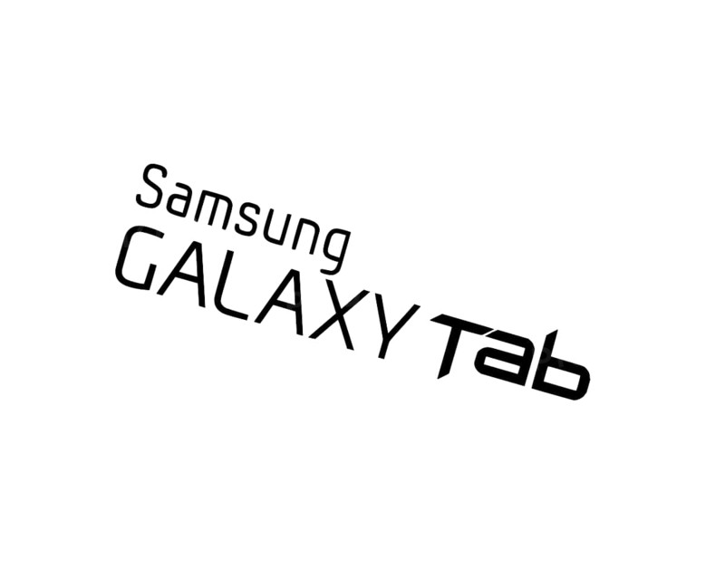 Samsung Galaxy Tab 7. 0, Rotated Logo