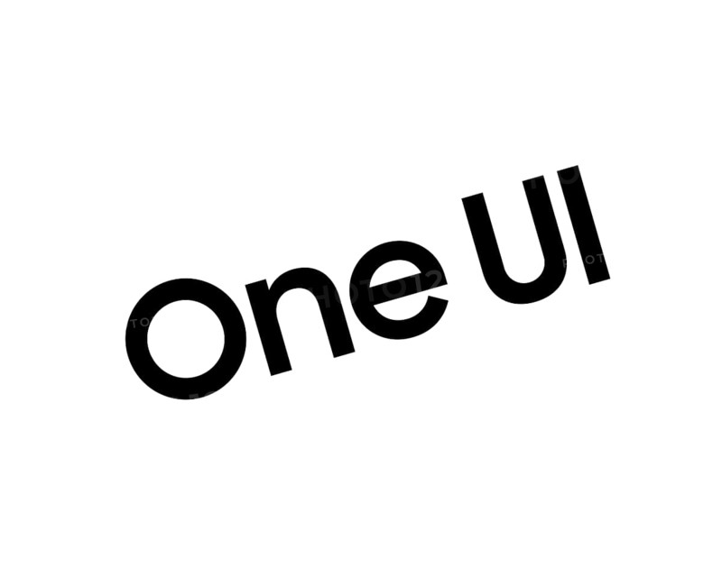One UI, rotated logo