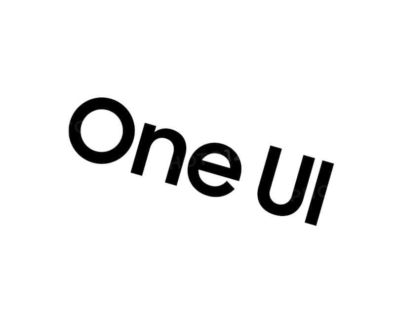 One UI, rotated logo