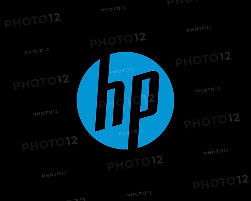 Hewlett Packard, rotated logo