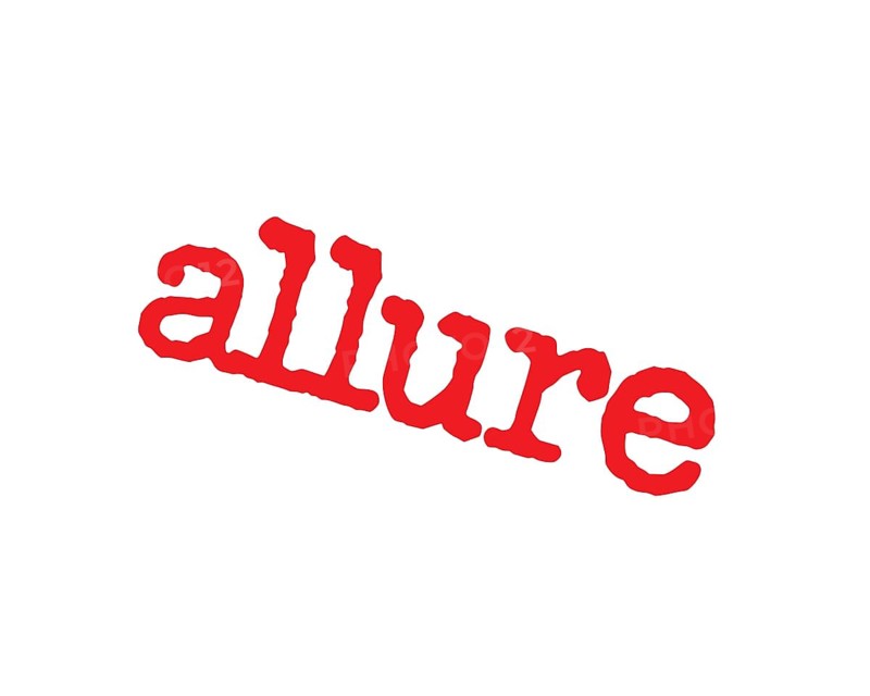 Allure magazine, rotated logo