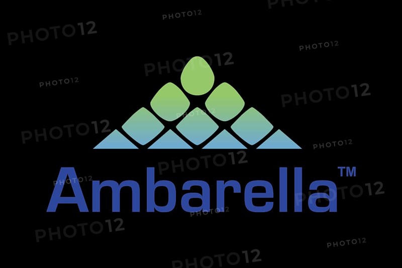 Ambarella Inc. logo, black background