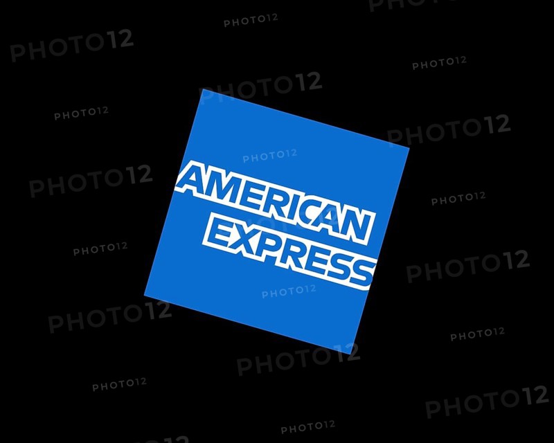 American Express, rotated logo