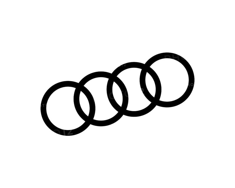 Audi, rotated logo